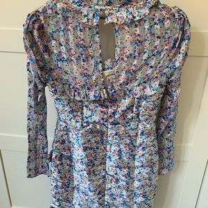 ASOS silk dress w corset top